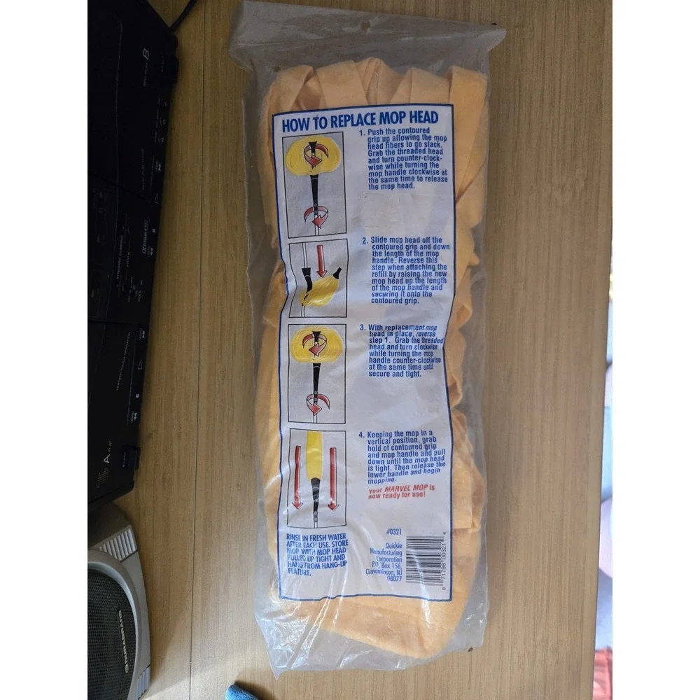 Quickie Marvel Mop Refill Chamois-Like Material *NEW*
